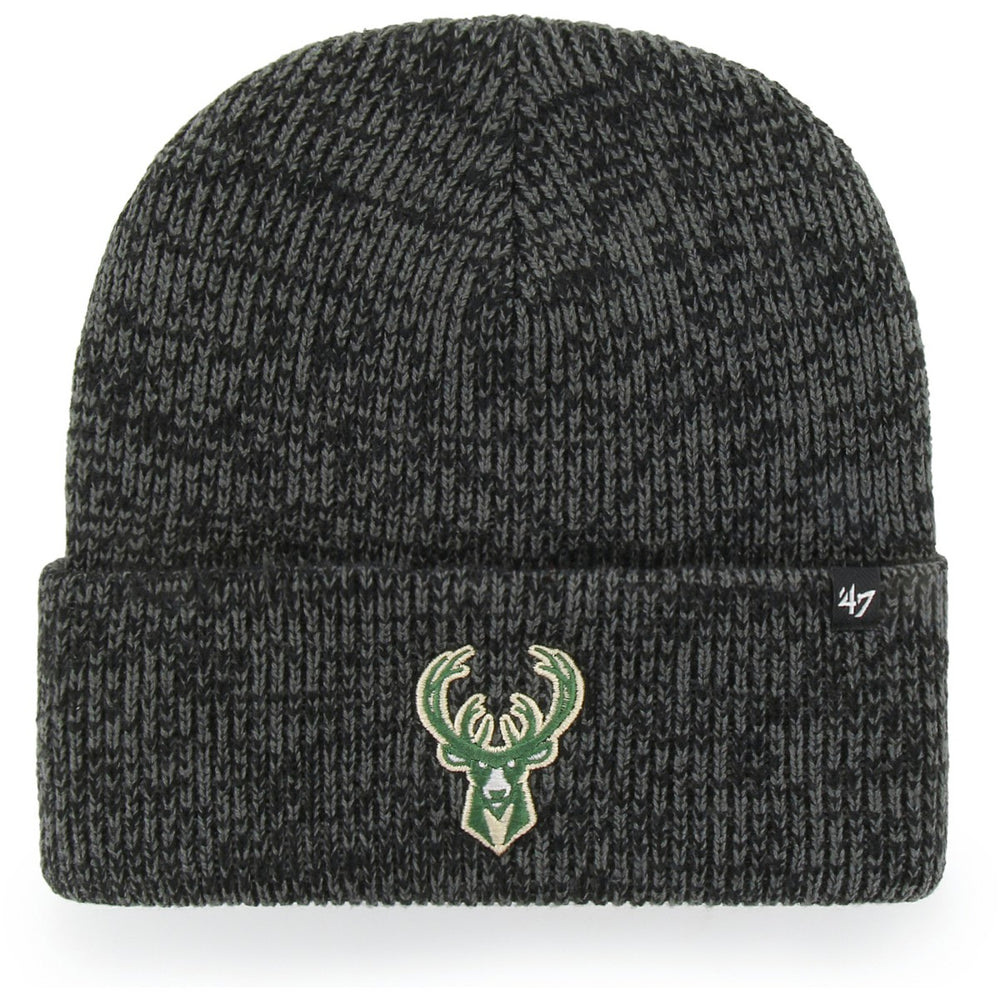 Milwaukee Bucks '47 Brain Freeze Cuffed Knit Hat - Black discount