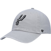 San Antonio Spurs '47 Core Logo Clean Up Adjustable Hat - Gray for sale