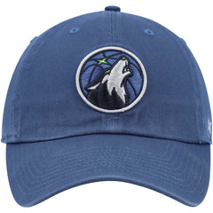 Minnesota Timberwolves '47 Core Logo Clean Up Adjustable Hat - Blue online