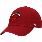 Miami Heat '47 Core Logo Clean Up Adjustable Hat - Red outlet