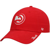 Atlanta Hawks '47 Women's Miata Clean Up Logo Adjustable Hat - Red shop