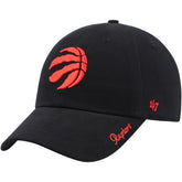 Toronto Raptors '47 Women's Miata Clean Up Logo Adjustable Hat - Black on sale