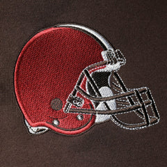 Cleveland Browns Starter Playoffs Color Block Full-Zip Hoodie - Brown/Orange for sale