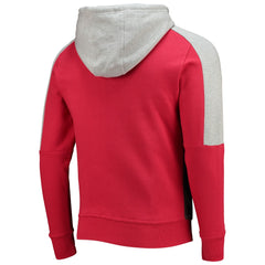 Tampa Bay Buccaneers Starter Playoffs Color Block Full-Zip Hoodie - Red/Pewter on sale