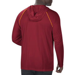 Washington Football Team Starter Raglan Long Sleeve Hoodie T-Shirt - Burgundy discount