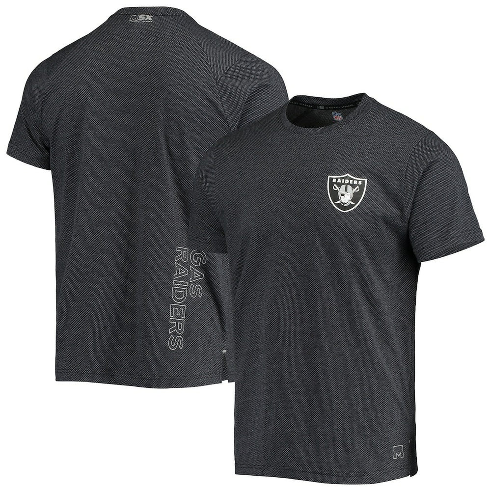 Las Vegas Raiders MSX by Michael Strahan Motivation Performance T-Shirt - Black for sale
