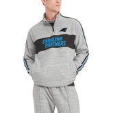 Carolina Panthers Tommy Hilfiger Mario Quarter-Zip Jacket - Heathered Gray sale