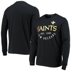 New Orleans Saints Tommy Hilfiger Peter Long Sleeve T-Shirt - Black discount