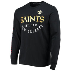 New Orleans Saints Tommy Hilfiger Peter Long Sleeve T-Shirt - Black discount