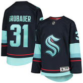 Philipp Grubauer Seattle Kraken Youth Home Premier Player Jersey - Deep Sea Blue Jerseys