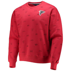 Atlanta Falcons Tommy Hilfiger Reid Graphic Pullover Sweatshirt - Red on sale