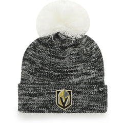 Vegas Golden Knights '47 Women's Triple Cross Cuffed Knit Hat with Pom - Gray Hats