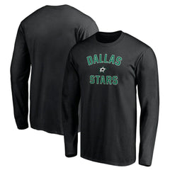 Dallas Stars Victory Arch Long Sleeve T-Shirt - Black T-shirts