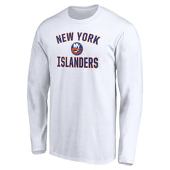 New York Islanders Victory Arch Long Sleeve T-Shirt - White T-shirts