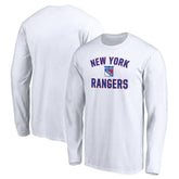 New York Rangers Victory Arch Long Sleeve T-Shirt - White T-shirts