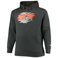 Cleveland Browns New Era Big & Tall Primary Logo Pullover Hoodie - Charcoal cheap