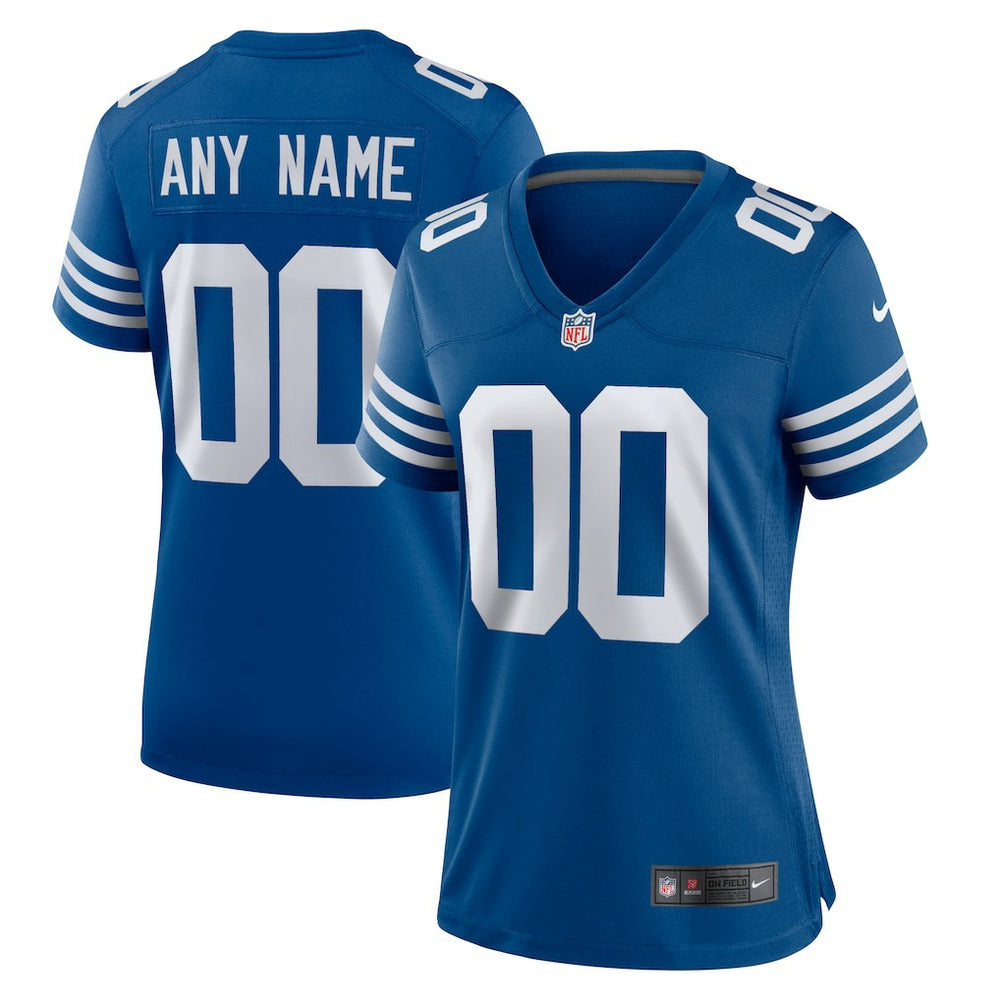 Indianapolis Colts Women's Alternate Custom Jersey - Royal cheap