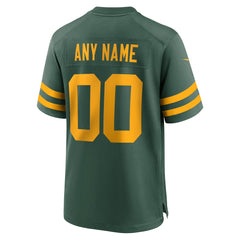 Green Bay Packers Alternate Custom Jersey - Green sale
