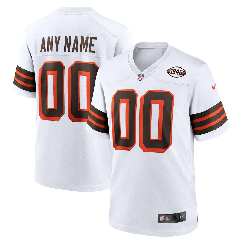 Cleveland Browns 1946 Collection Alternate Custom Jersey - White cheap