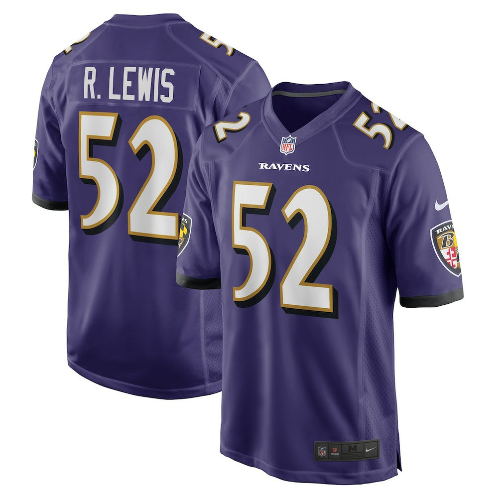 Ray Lewis Baltimore Ravens Retired Player Jersey - Purple sale
