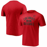 Cincinnati Reds Primary Pill Space Dye T-Shirt Red