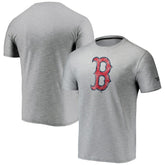 Boston Red Sox Team Logo Space-Dye T-Shirt Gray