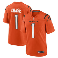 Ja'Marr Chase Cincinnati Bengals Alternate Game Jersey - Orange cheap