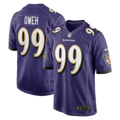 Odafe Oweh Baltimore Ravens Game Jersey - Purple outlet