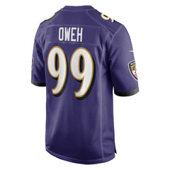 Odafe Oweh Baltimore Ravens Game Jersey - Purple outlet
