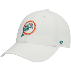 Miami Dolphins '47 Clean Up Adjustable Hat - White on sale