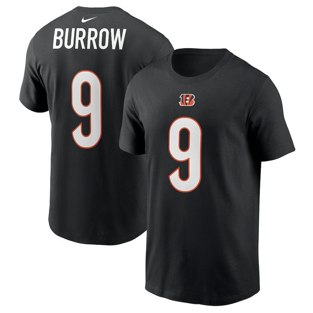 Joe Burrow Cincinnati Bengals Player Name & Number T-Shirt - Black sale