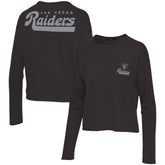Las Vegas Raiders Junk Food Women's Pocket Thermal Long Sleeve T-Shirt - Black sale
