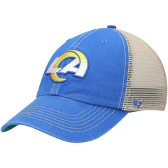 Los Angeles Rams '47 LA Trawler Trucker Clean Up Snapback Hat - Royal/Natural for sale