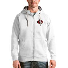 San Francisco 49ers Antigua Victory Full-Zip Hoodie - White outlet