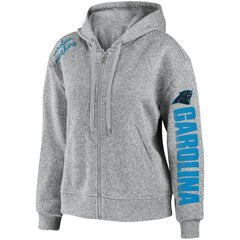 Carolina Panthers WEAR by Erin Andrews Women's Full-Zip Hoodie - Heathered Gray online