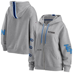 Tennessee Titans WEAR by Erin Andrews Women's Full-Zip Hoodie - Gray discount
