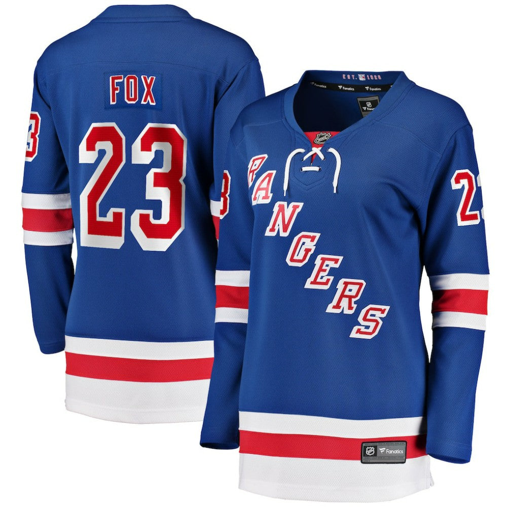 Adam Fox New York Rangers Fanatics Women's Home Breakaway Jersey - Blue Jerseys