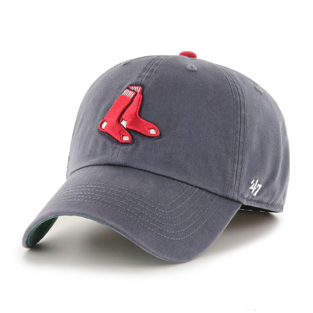 Boston Red Sox Alternate Logo Franchise Fitted Hat Heathered Navy