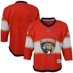 Florida Panthers Youth Home Replica Blank Jersey - Red Jerseys