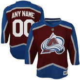Colorado Avalanche Youth Home Custom Replica Jersey - Burgundy Jerseys