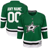 Dallas Stars Youth Home Replica Custom Jersey - Green Jerseys