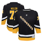 Evgeni Malkin Pittsburgh Penguins Youth 2021/22 Alternate Replica Player Jersey - Black Jerseys