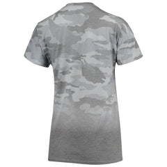Las Vegas Raiders Juniors Beth Camo Dip-Dye T-Shirt - Gray/Black for sale