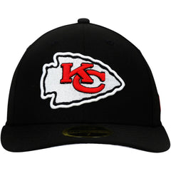 Kansas City Chiefs New Era Omaha Low Profile 59FIFTY Fitted Hat - Black on sale