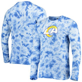 Los Angeles Rams New Era Tie-Dye Long Sleeve T-Shirt - Royal cheap
