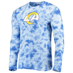 Los Angeles Rams New Era Tie-Dye Long Sleeve T-Shirt - Royal cheap