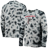 Atlanta Falcons New Era Tie-Dye Long Sleeve T-Shirt - Black discount