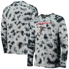 Atlanta Falcons New Era Tie-Dye Long Sleeve T-Shirt - Black discount
