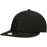 Tennessee Titans New Era Black on Black Low Profile 59FIFTY II Fitted Hat - Black outlet