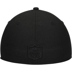 Cleveland Browns New Era Historic Logo Black on Black Low Profile 59FIFTY II Fitted Hat - Black sale
